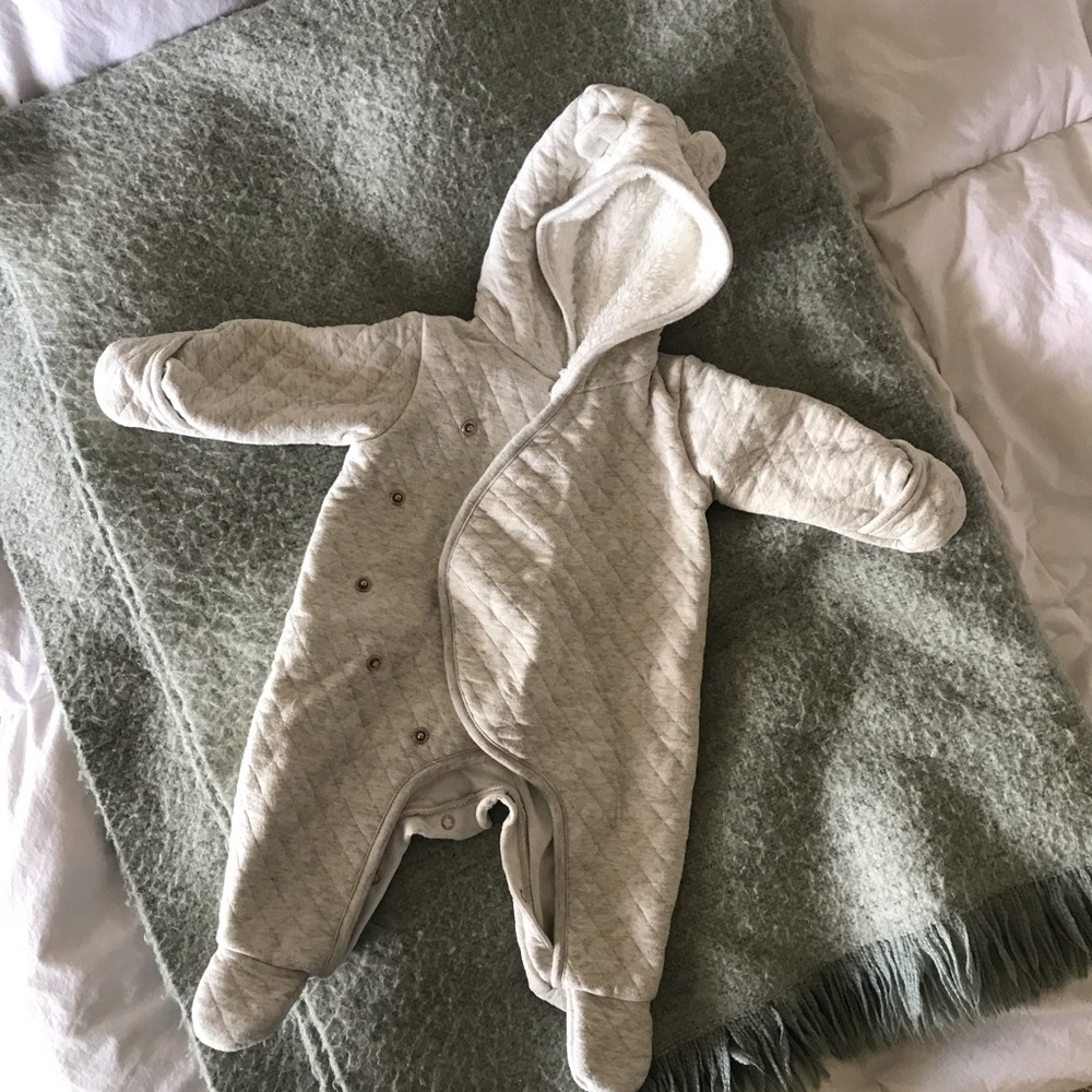 Carter’s Quilted Hooded Baby Coveralls